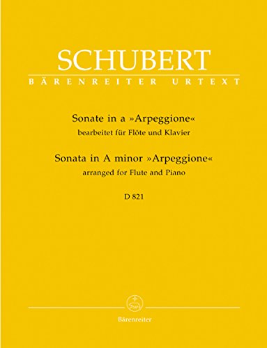 Sonata in A minor D 821 Arpeggione arranged for Flute & Piano