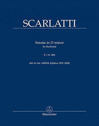 D. Scarlatti: Sonata In D Minor K.1 (L 366) For Piano - Sheet Music