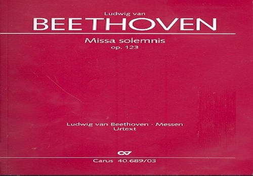 Missa solemnis: Vocal score (Carus-Verlag publications)