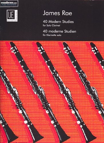 UNIVERSAL EDITION RAE J - 40 MODERN STUDIES - CLARINETTE