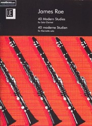 UNIVERSAL EDITION RAE J - 40 MODERN STUDIES - CLARINETTE