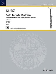 Solo for Mr. Dulcian: bassoon.