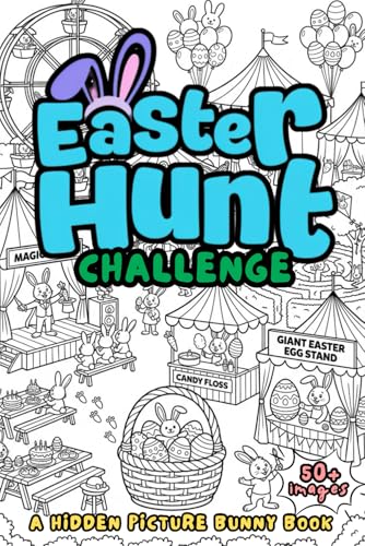 Red Red Robin - Easter Hunt Challenge: A Hidden Picture Bunny Book: A Fun Search and Find Book for Kids, Tweens, Teens, and Adults: A Perfect Easter Basket Stuffer Gift Idea for Boys and Girls!