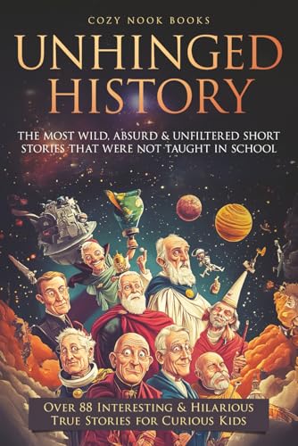 Unhinged History : The Most Wild, Absurd and Unfiltered Short Stories That Were NOT Taught in School. over 88 Interesting and Hilarious True Stories for Curious Kids