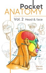 Pocket Anatomy Vol.2: Head & Face Drawing Handbook in Color for Artists – Simplifying and Understanding Human Forms and Structures
