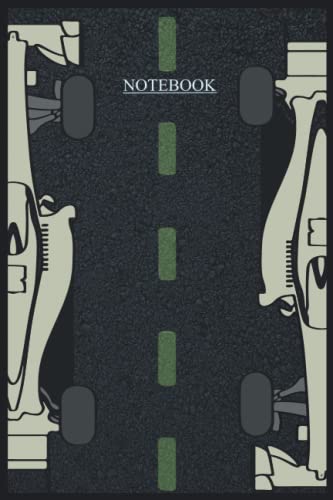 Notebook formula one: Notebook formula one Lined Notebook / Journal / Gift Diary / 110 Pages/ 6x9 Inches / Matte Finish Cover