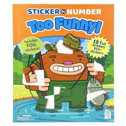 Sticker by Number Too Funny!
